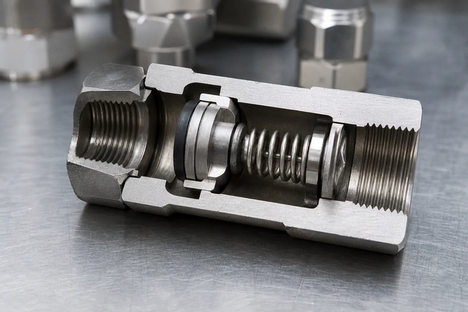 Check valve selection for high pressure liquid systems