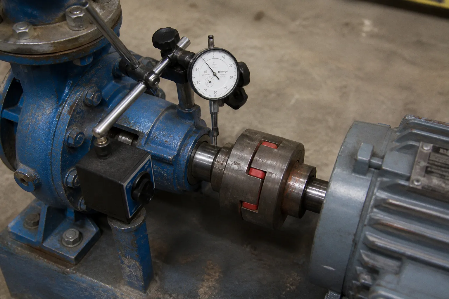 Dial indicators vs laser systems for pump alignment