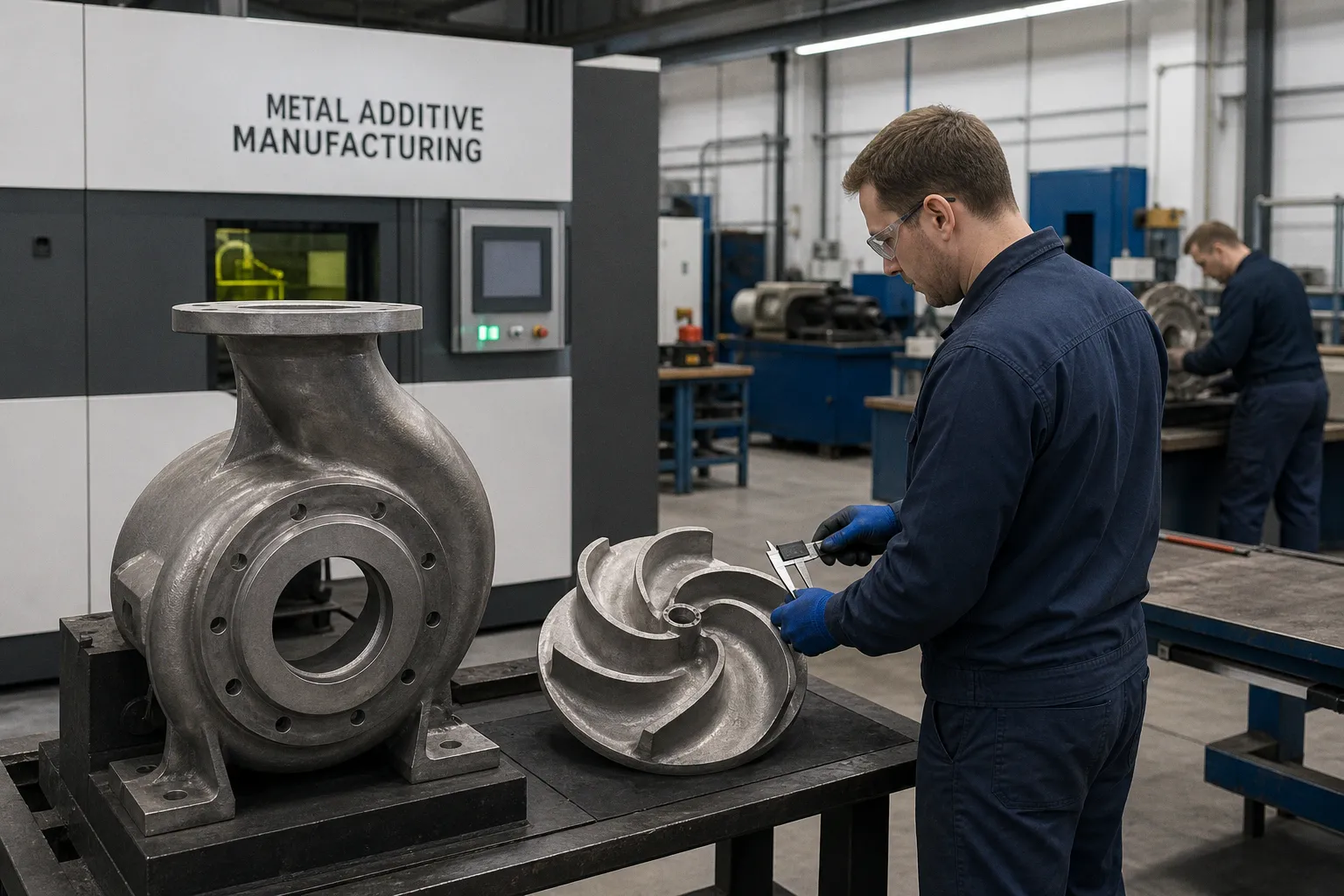 Improving Centrifugal Pump Efficiency Through Additive Manufacturing and Design Optimization