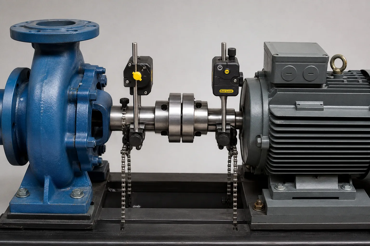 Industrial pump shaft alignment tolerances for reliable operation