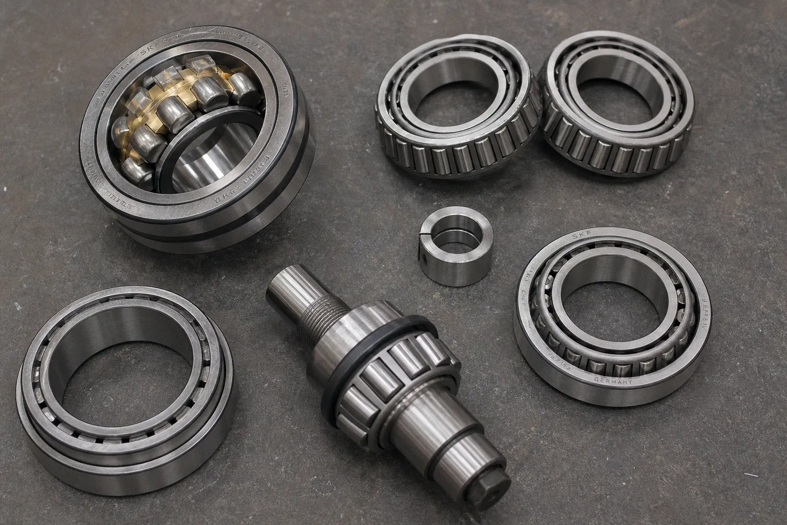 Spherical roller bearings versus tapered roller bearings for heavy radial loads