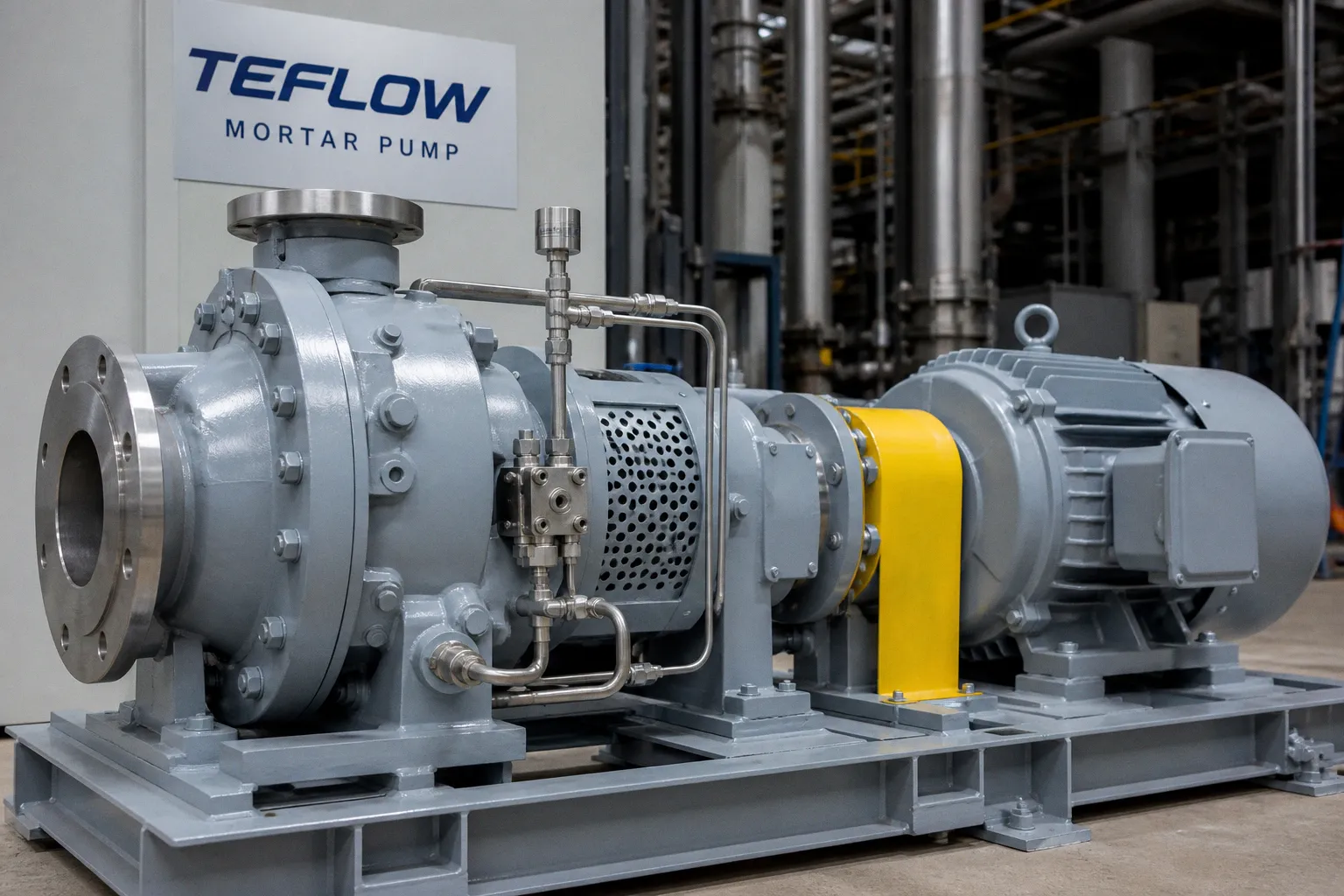Teflow Mortar Pump Upgrade: Solving LFP Slurry Crystallization with API 682 53A